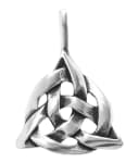 WINDALF Keltischer Schmuck Anhänger RAGNA 2.8 cm Keltischer Knoten Silber - Windalf.de