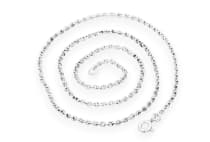 WINDALF Zarte Damen Halskette NOIRA 40 cm Halsschmuck Silber - Windalf.de