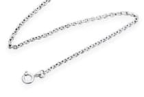 WINDALF Zarte Halskette NOIRA 45 cm Silberkette Silber - Windalf.de