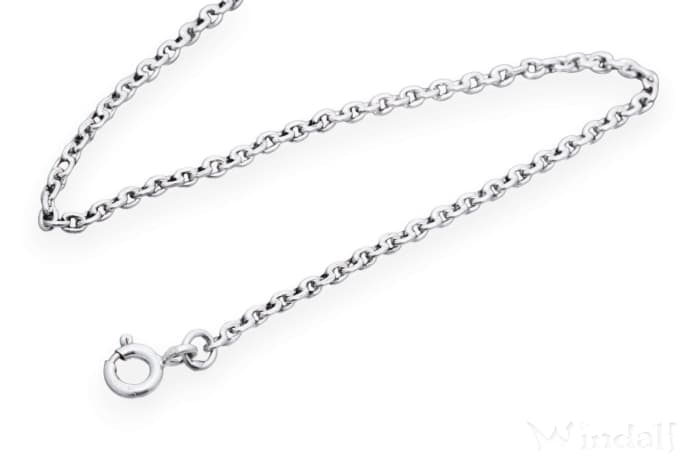 WINDALF Zarte Halskette NOIRA 45 cm Silberkette Silber - Windalf.de