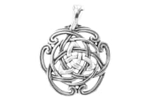 WINDALF Irischer Schmuck Anhänger ASHANA2.8 cm Keltische Dreiheit Amulett Silber - Windalf.de