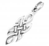 WINDALF Zarter Keltischer Anhänger AINA 2.5 cm Celtic Irisches Amulett Silber - Windalf.de