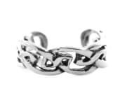 WINDALF Keltische Ohrklemme DANU &Oslash; 12 mm Haarschmuck Silber - Windalf.de