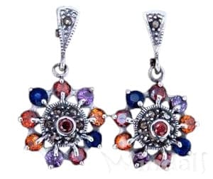 WINDALF Damen Ohrringe LIVING SUN 2,9 cm Silber - Windalf.de