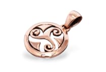WINDALF Schmuck Anh&auml;nger NEVINA &Oslash; 1.7 cm Keltische Triskele Bronze - Windalf.de
