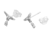 WINDALF Vikings Ohrstecker RIKA 9 mm Kleine Irminsul Ohrschmuck Silber - Windalf.de