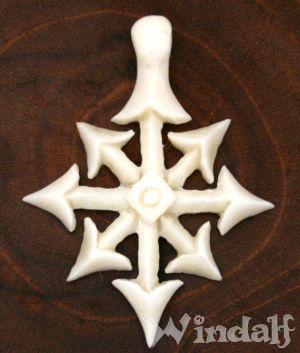 WINDALF Schmuck Anhänger STAR 3.5 cm Chaos Stern Handarbeit aus Knochen WINDALF Schmuck Anhänger STAR 3.5 cm Chaos Stern Handarbeit aus Knochen - Windalf.de
