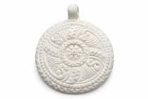 WINDALF Wikinger Anh&auml;nger BALDUR 3.7 cm Viking Sun Knochen - Windalf.de