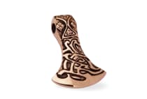 WINDALF Schmuck Anh&auml;nger THORWYN 3.8 cm Vikings Axt Bronze - Windalf.de