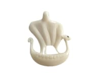 WINDALF Schmuck Anhänger Drachenschiff SUDRI 3.4 cm Vikings Handarbeit aus Knochen WINDALF Schmuck Anhänger Drachenschiff SUDRI 3.4 cm Vikings Handarbeit aus Knochen - Windalf.de