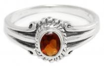 WINDALF Damen Ring LYLA 10 mm Roter Granat Liebesfeuer Silber WINDALF Damen Ring LYLA 10 mm Roter Granat Liebesfeuer Silber - Windalf.de