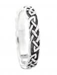 WINDALF Celtic Band-Ring COLIN 4 mm Keltischer Knoten der Verbundenheit Silber - Windalf.de