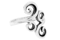 WINDALF Damen Elfen-Ring MAJA 20 mm Bohemian Lebens-Spiralen Silber WINDALF Damen Elfen-Ring MAJA 20 mm Bohemian Lebens-Spiralen Silber - Windalf.de
