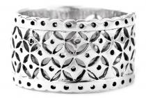 WINDALF Breiter Wikinger Damen Ring SVENJA 13 mm Byzantinischer Mittelalter-Ring Silber WINDALF Breiter Wikinger Damen Ring SVENJA 13 mm Byzantinischer Mittelalter-Ring Silber - Windalf.de