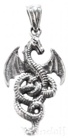 WINDALF Schmuck Anhänger SERPY 3 cm Kleiner Drache Silber WINDALF Schmuck Anhänger SERPY 3 cm Kleiner Drache Silber - Windalf.de