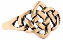 WINDALF Keltischer Damenring BELTANE 10 mm Celtic Schmuck Ring Bronze WINDALF Keltischer Damenring BELTANE 10 mm Celtic Schmuck Ring Bronze - Windalf.de