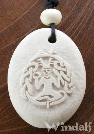 WINDALF Anhänger HODOR Cernunnos weißer Stein - Windalf.de
