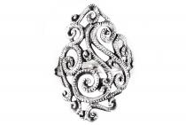WINDALF Langer Bohemia Damen Ring FIANA 26 mm Lebensspiralen Silberring WINDALF Langer Bohemia Damen Ring FIANA 26 mm Lebensspiralen Silberring - Windalf.de