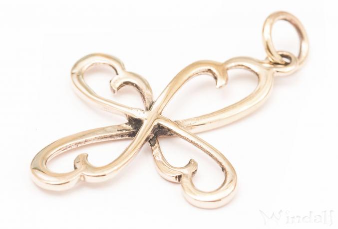 WINDALF Schmuck Anhänger PEARL 4 Elemente Bronze - Windalf.de