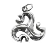 WINDALF Vikings Schmuck Anhänger EOWYN 3.1 cm Triskele Silber WINDALF Vikings Schmuck Anhänger EOWYN 3.1 cm Triskele Silber - Windalf.de