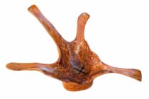 WINDALF Stern-Holzschale STAR 30 cm Obstschale Handgearbeitetes Unikat - Windalf.de