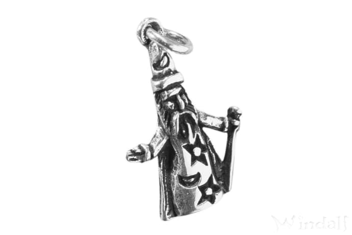 WINDALF Schmuck Anhänger MERLIN 2.7 cm Zauberer Schmuck Silber WINDALF Schmuck Anhänger MERLIN 2.7 cm Zauberer Schmuck Silber - Windalf.de