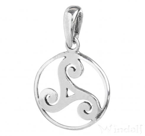 WINDALF Schmuck Anhänger RINA 2.3 cm Keltische Triskele Silber - Windalf.de