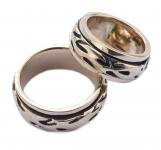 WINDALF Celtic Drehring Flammen von Askar 9 mm Partnerring Freundschaftsring Bronze WINDALF Celtic Drehring Flammen von Askar 9 mm Partnerring Freundschaftsring Bronze - Windalf.de