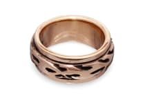 WINDALF Celtic Drehring Flammen von Askar 9 mm Partnerring Freundschaftsring Bronze - Windalf.de