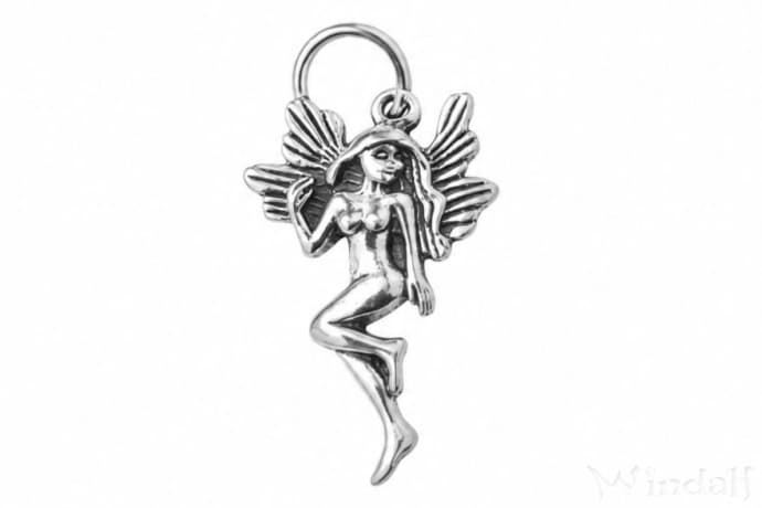WINDALF Damen Schmuck Anh&auml;nger EARA 2  cm Kleine Elfe Silber - Windalf.de