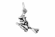 WINDALF Damen Schmuck Anh&auml;nger HOLLY 1.7 cm Die kleine Hexe Silber - Windalf.de