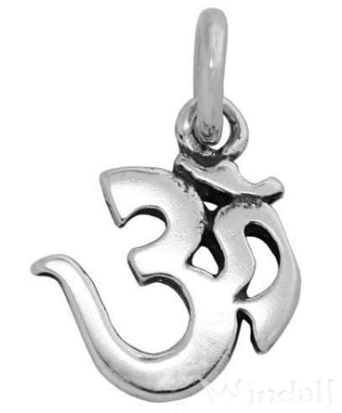WINDALF Schmuck-Anhänger OM 2 cm Symbol-Schmuck Silber WINDALF Schmuck-Anhänger OM 2 cm Symbol-Schmuck Silber - Windalf.de