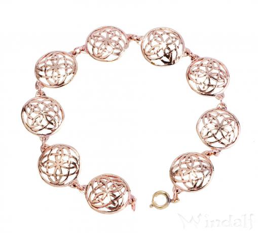 WINDALF Celtic Damen Armkette RIANI18.5 cm Keltischer Schmuck Armband Bronze - Windalf.de