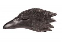 WINDALF Wikinger Wandrelief HUGIN 33 cm Odins schwarze Raben Holzbild Links schauend Handarbeit Holz WINDALF Wikinger Wandrelief HUGIN 33 cm Odins schwarze Raben Holzbild Links schauend Handarbeit Holz - Windalf.de