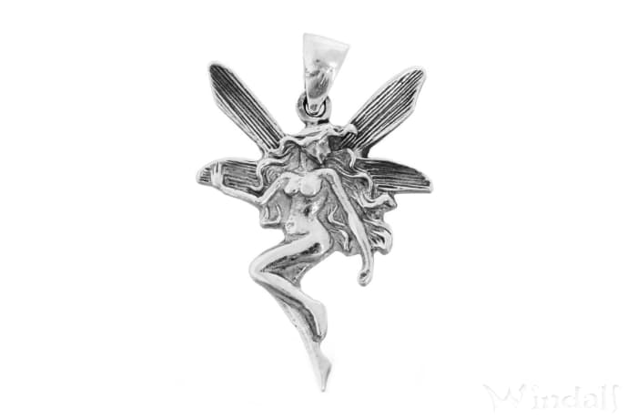 WINDALF Elfenschmuck Anhänger FAIRY 2.9 cm Magic Glückselfe Silber WINDALF Elfenschmuck Anhänger FAIRY 2.9 cm Magic Glückselfe Silber - Windalf.de
