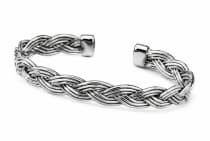 WINDALF Wikinger-Armreif THURAN &Oslash; 6 cm Vikings Armschmuck Handarbeit Silber - Windalf.de