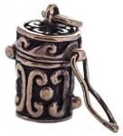 WINDALF Kleiner Schmuck Anhänger TARSA 2.2 cm Mittelalter Medaillon mit Fach Bronze - Windalf.de