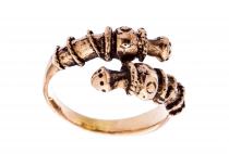 WINDALF Nordic Ring RAYA 12 mm Keltische Anderswelt Skandinavischer Bronzering - Windalf.de