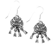 WINDALF Wikinger Ohrschmuck THORA 3.7 cm Nordischer Klapperschmuck Handarbeit aus Silber WINDALF Wikinger Ohrschmuck THORA 3.7 cm Nordischer Klapperschmuck Handarbeit aus Silber - Windalf.de