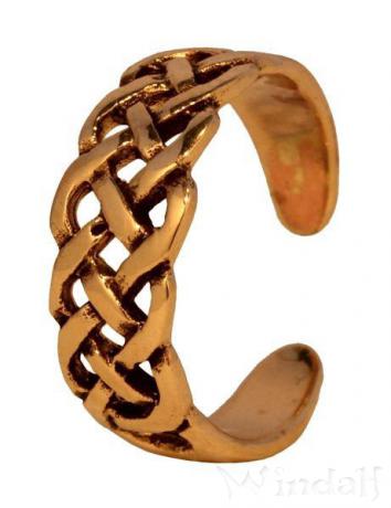 WINDALF Damen Zehenring EOWYN 6 mm Celtic Bronze - Windalf.de