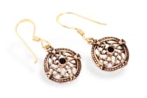 WINDALF Ohrhänger CANA 3.3 cm Vikings Schmuck Onyx-Ohrringe Bronze WINDALF Ohrhänger CANA 3.3 cm Vikings Schmuck Onyx-Ohrringe Bronze - Windalf.de