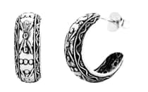 WINDALF Bohemian Ohrringe TORA 1.5 cm Viking Ohrschmuck Silber WINDALF Bohemian Ohrringe TORA 1.5 cm Viking Ohrschmuck Silber - Windalf.de