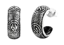 WINDALF Schmuck Ohrringe Yin & Yang 1.4 cm Ohrschmuck Silber WINDALF Schmuck Ohrringe Yin & Yang 1.4 cm Ohrschmuck Silber - Windalf.de