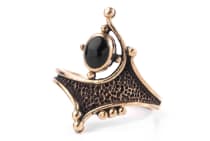 WINDALF Damen Ring NORIA 20 mm Onyx Bronze WINDALF Damen Ring NORIA 20 mm Onyx Bronze - Windalf.de