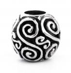 WINDALF Wikinger Haarperle RAYAN 11 mm Bartschmuck Silberperle Vintage Silber - Windalf.de