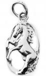 WINDALF Schmuck Anhänger LUCY 2.9 cm Kleines Glücks-Pferd Silber - Windalf.de