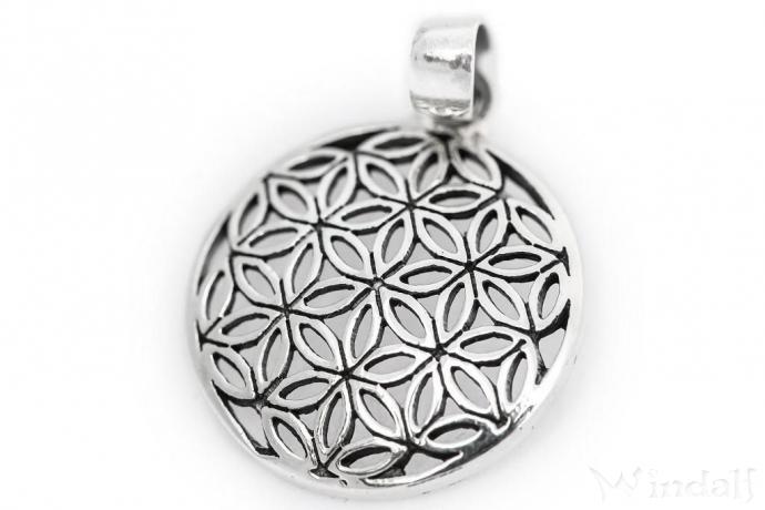 WINDALF Kleiner Blume des Lebens Anhänger FIALA Ø 1.7 cm Silber WINDALF Kleiner Blume des Lebens Anhänger FIALA Ø 1.7 cm Silber - Windalf.de