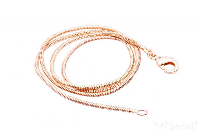 WINDALF Schlangenkette RIGANI 41 cm Halskette Bohemia Schmuck Bronze WINDALF Schlangenkette RIGANI 41 cm Halskette Bohemia Schmuck Bronze - Windalf.de