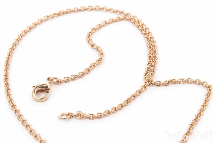 WINDALF Mittelalter Halskette DANU 46 cm Wikinger Erbskette Bronze - Windalf.de