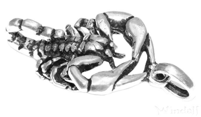 WINDALF Schmuck Anhänger IMPERATOR 2.6 cm Skorpion Silber WINDALF Schmuck Anhänger IMPERATOR 2.6 cm Skorpion Silber - Windalf.de